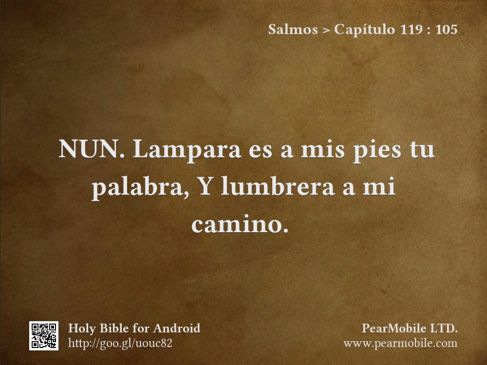 Salmos, Capítulo 119:105